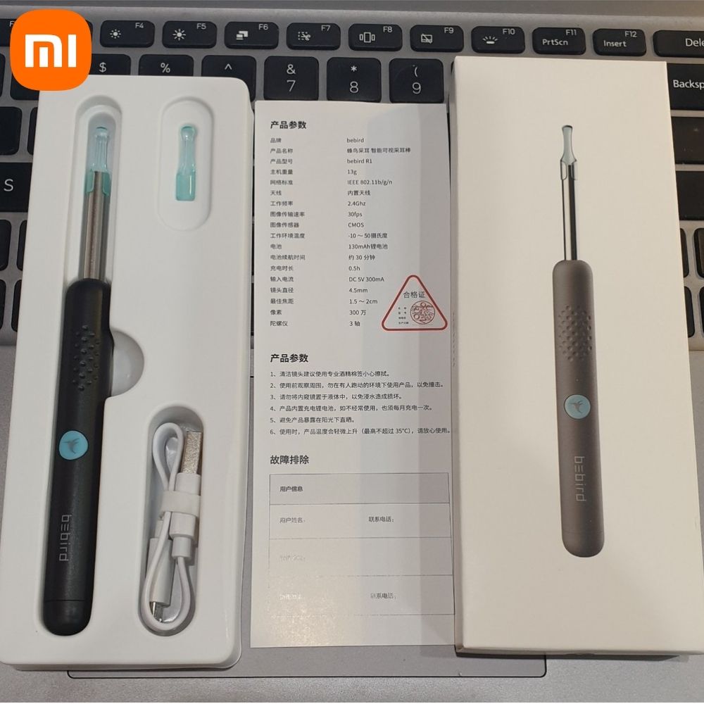 Tools remove ear wax endoscope Xiaomi bebird R1 tools remove ear wax machine suction earwax self động intelligent machine remove ear wax Xiaomi bebird R1 integrated portable endoscope 3.0 MPX tracking via app machine remove ear wax Xiaomi bebird R1
