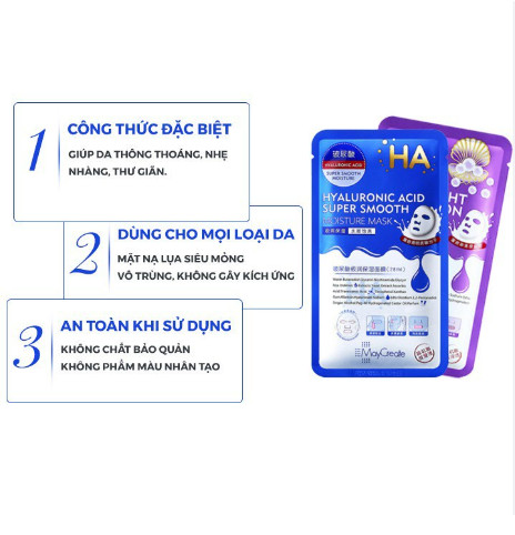 Mặt nạ HA Maycreate xanh 1 miếng bebeau