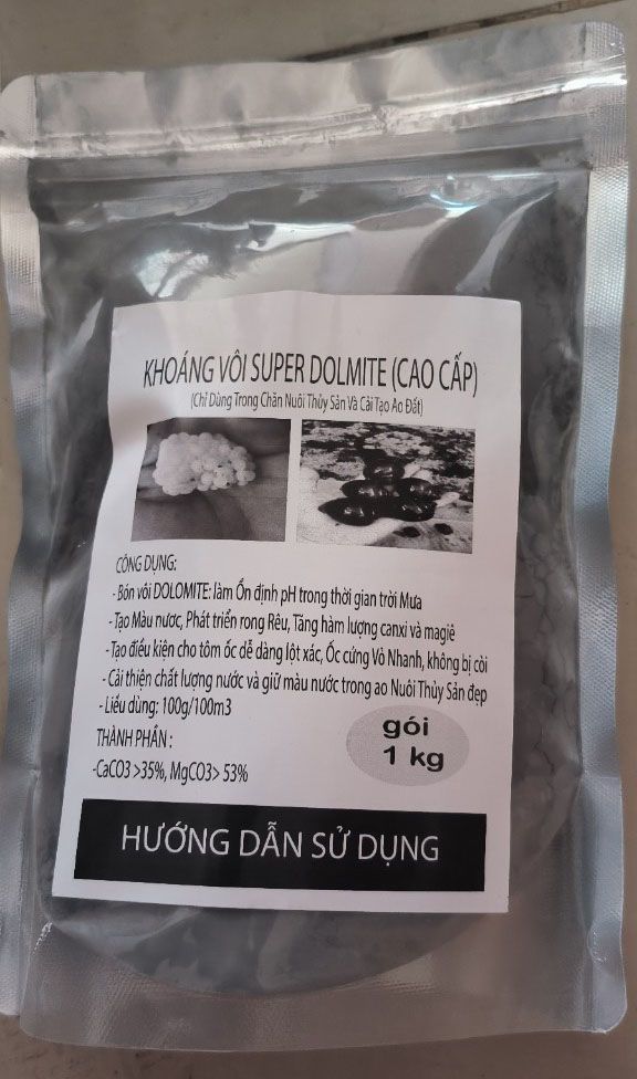 [ Hàng Chính Hãng]  Vôi dolomite cao cấp (chuyên dùng để nuôi ốc bươu )