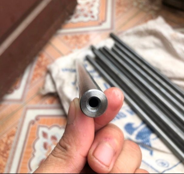 trục con lăn thép trắng lỗ 8.05mm phi 16 (anh em bấm vô chọn độ dài muốn mua nhé)