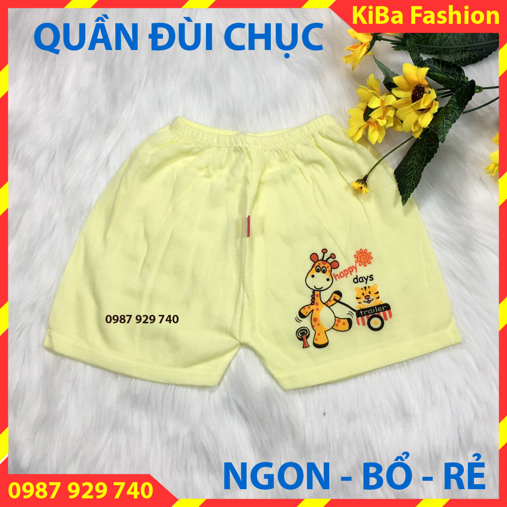 [SIÊU RẺ] Set 10 Quần đùi chục RẺ mềm mỏng nhanh khô cho bé từ 3-12kg- QĐ - TK0230 (Hình in màu sắc thay đổi theo lô hàng) / quần chục cho bé / quần đùi chục cho bé trai / quần chục / quần đùi chục cho bé gái / quần đùi