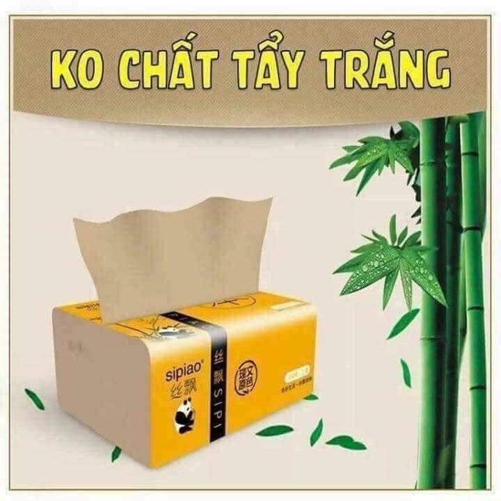 5 gói Giấy ăn gấu trúc sipao (1 gói gấu trúc sipiao 300 tờ )