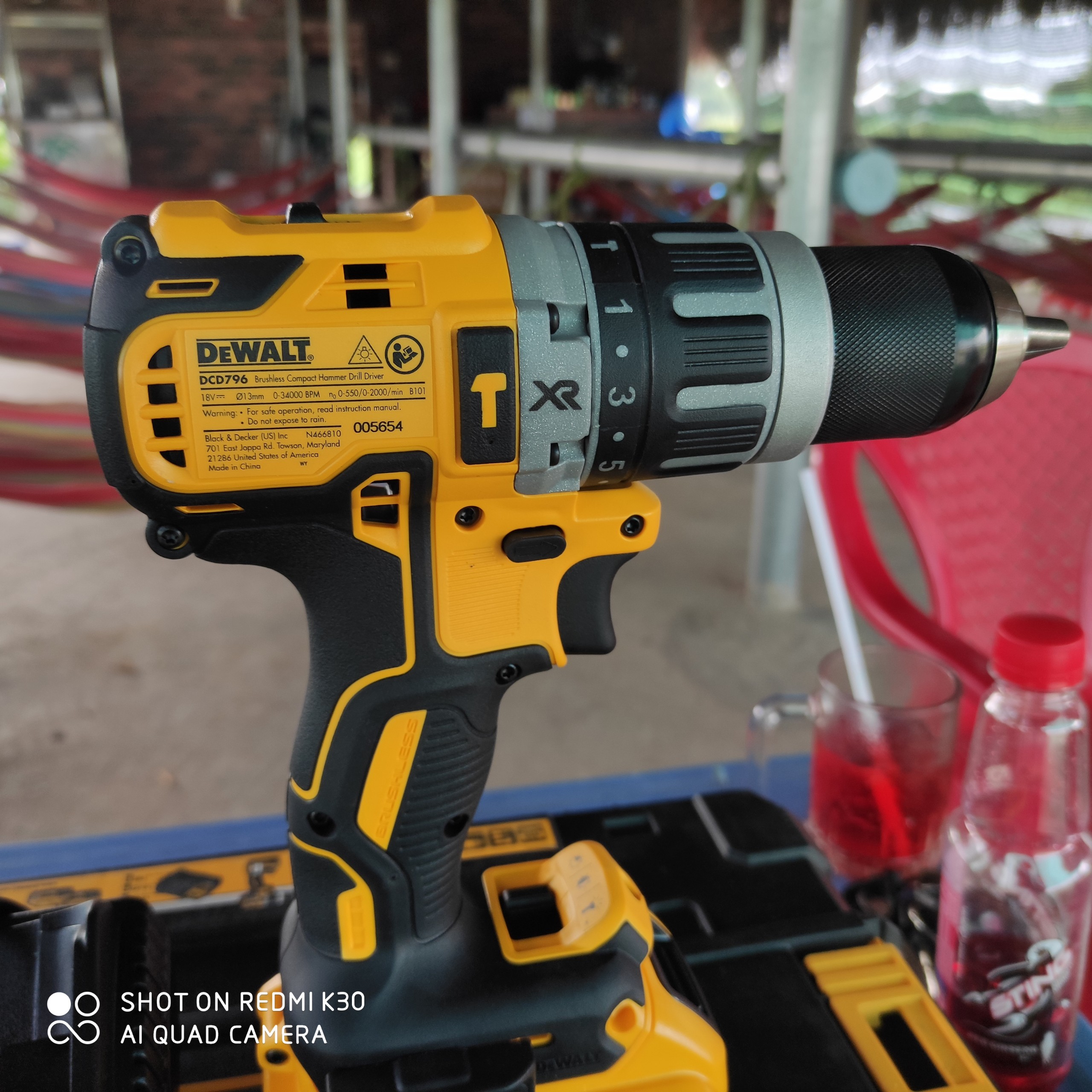 Thân máy khoan pin Dewalt DCD796N