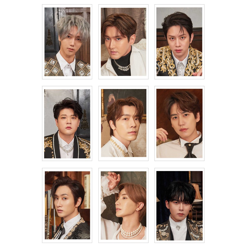 [Ép Lụa] Lomo Card 18 Ảnh SUPER JUNIOR - The Renaissance
