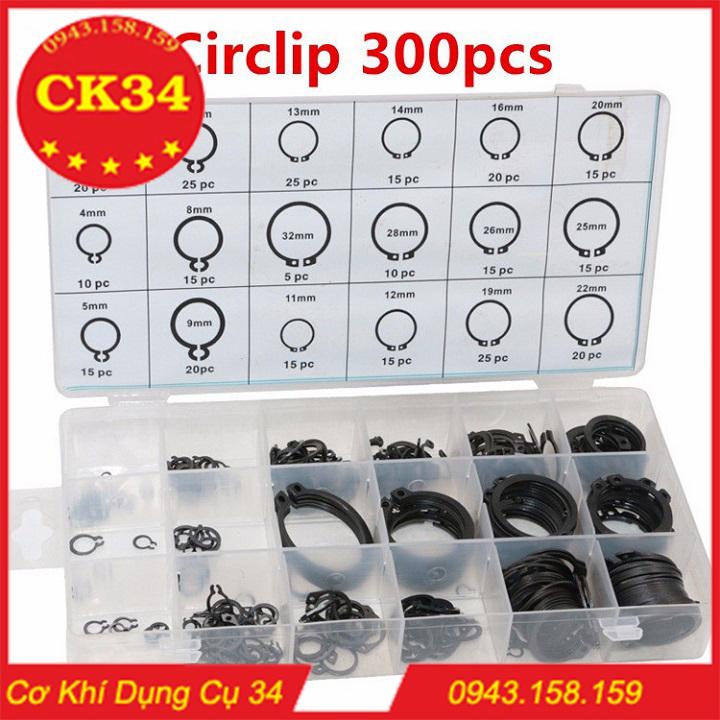 Vòng phanh chân trục circlip 300 PC