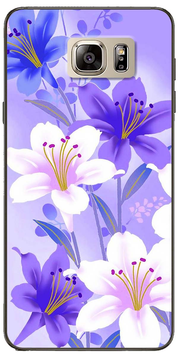 [HCM]Ốp lưng dành cho Samsung Galaxy Note 4, Note 5, Samsung Note 8, Note 9 mẫu Hoa tím trắng