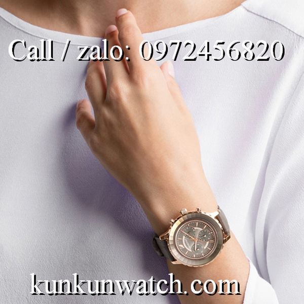 Đồng Hồ Nữ Swarovski Octea - Dây Da 6 kim - 38mm - Quartz