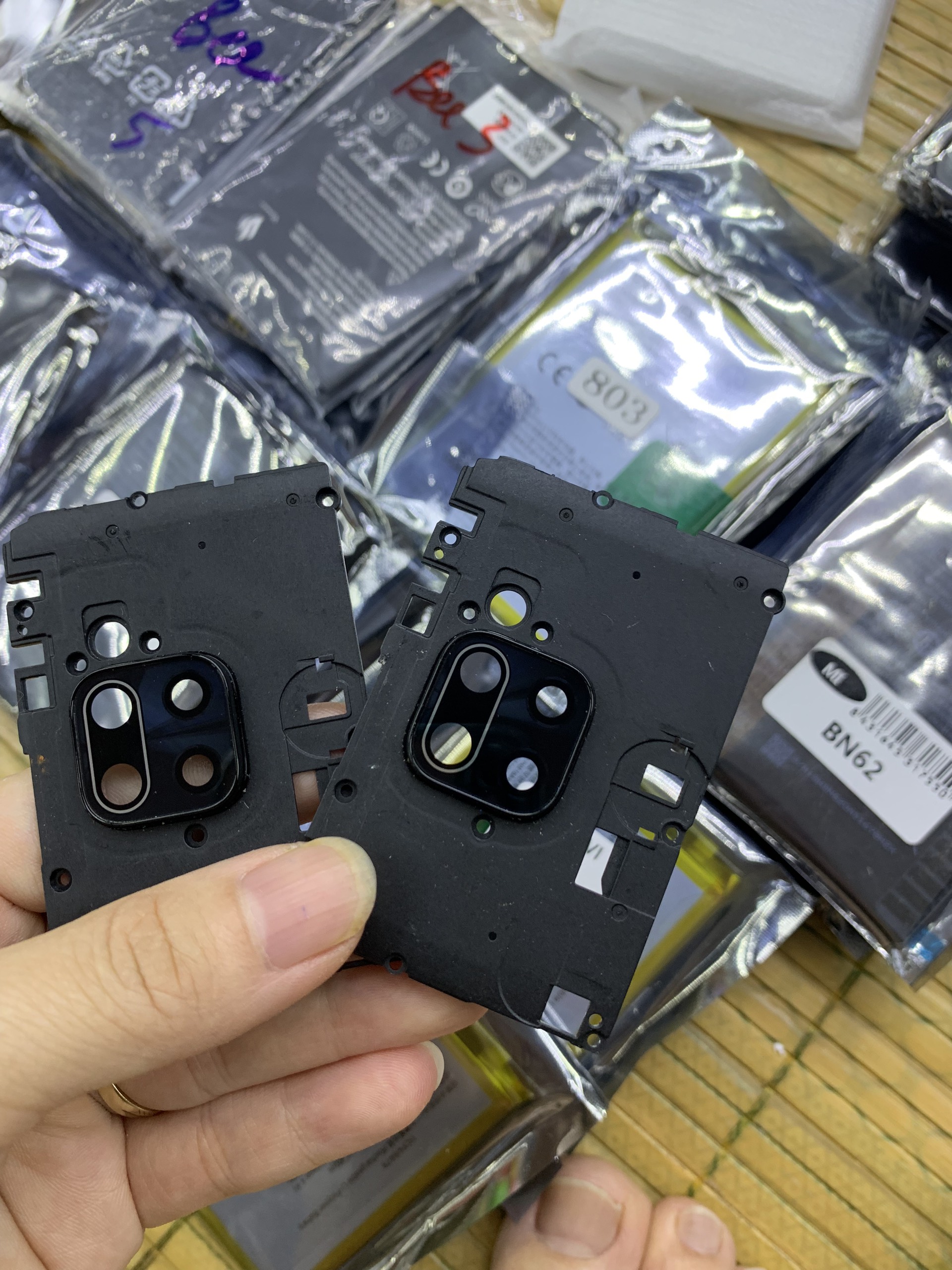 cụm kính camera điện thoại xiaomi redmi note 9