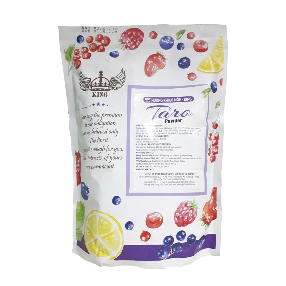 Bột khoai môn King (King Sun) gói 1kg