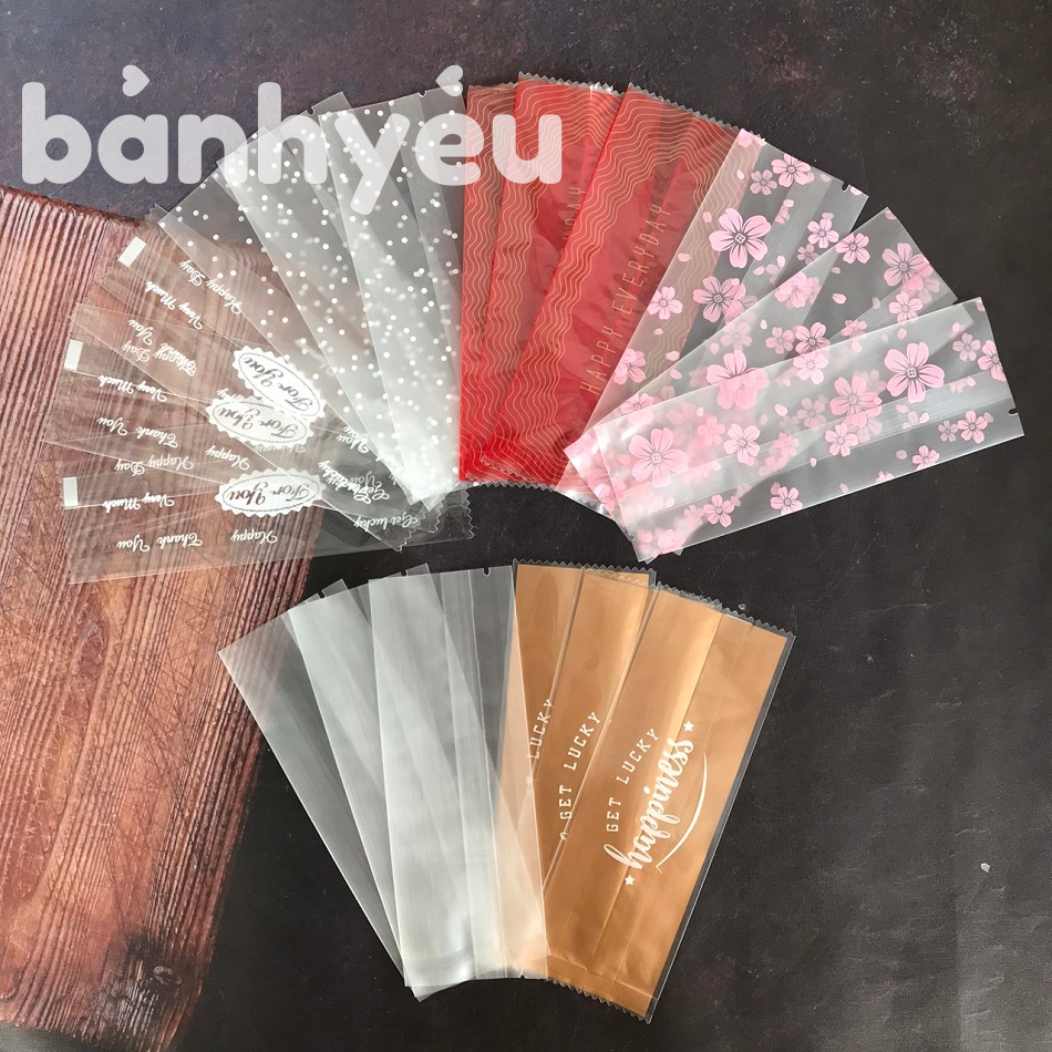 Lốc 100 Túi Đựng Bánh Thuyền Hạt
