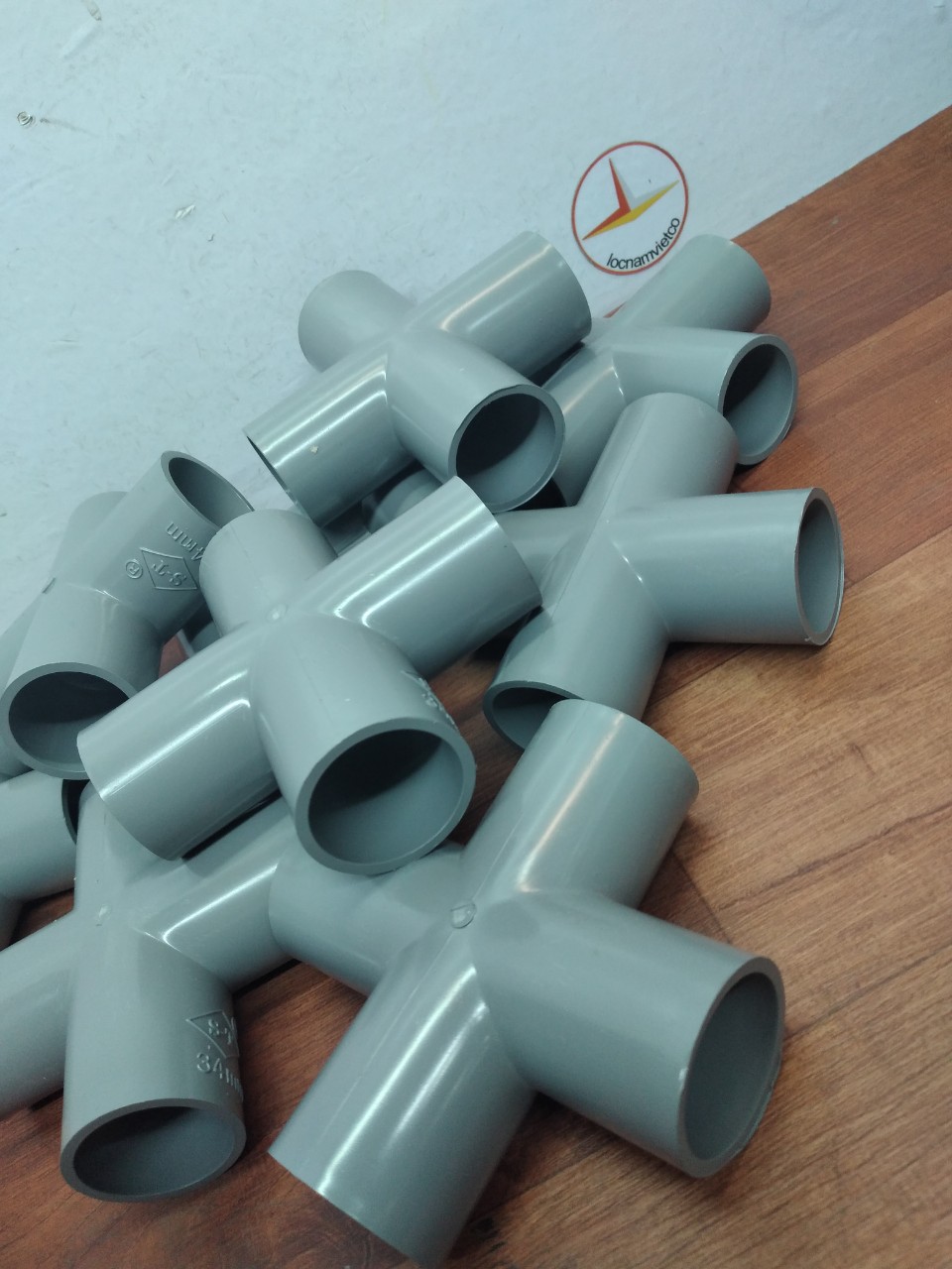 Chữ thập (dấu cộng ) nhựa PVC phi 34