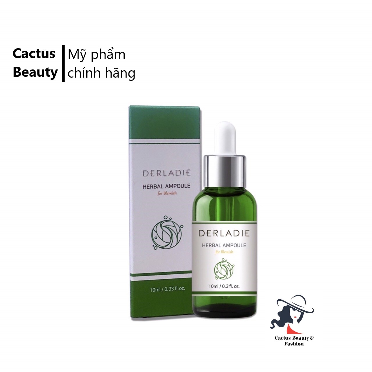 Chấm mụn tràm trà Derladie Herbal Ampoule For Blemish 10ml