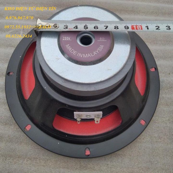 1 CHIẾC LOA SUB BASS 20 MÀNG ĐỎ CÔN 31 NHẬP KHẨU CAO CẤP
