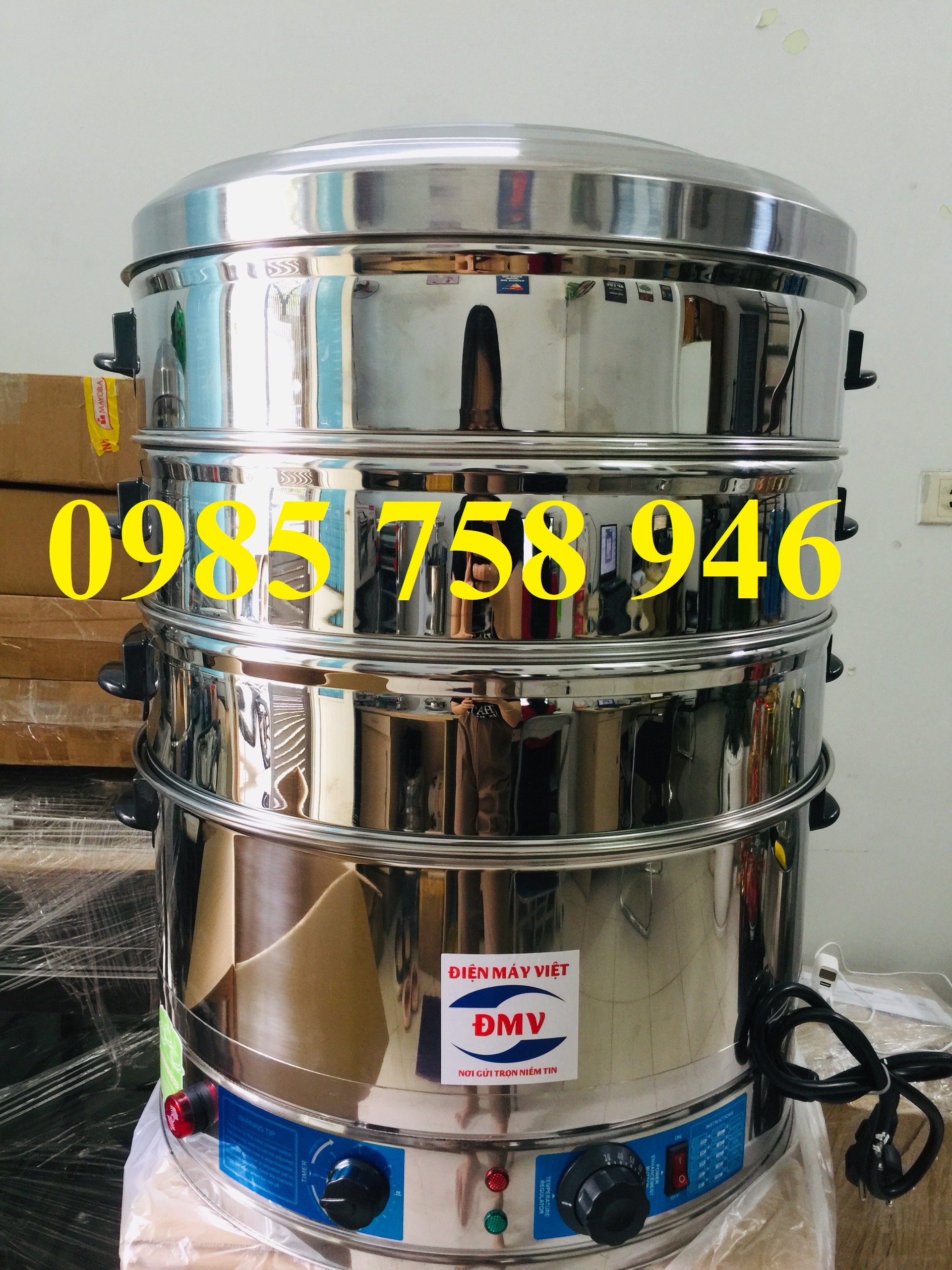 Nồi hấp điện công nghiệp - Nồi hấp xôi, cơm , bánh bao đa năng