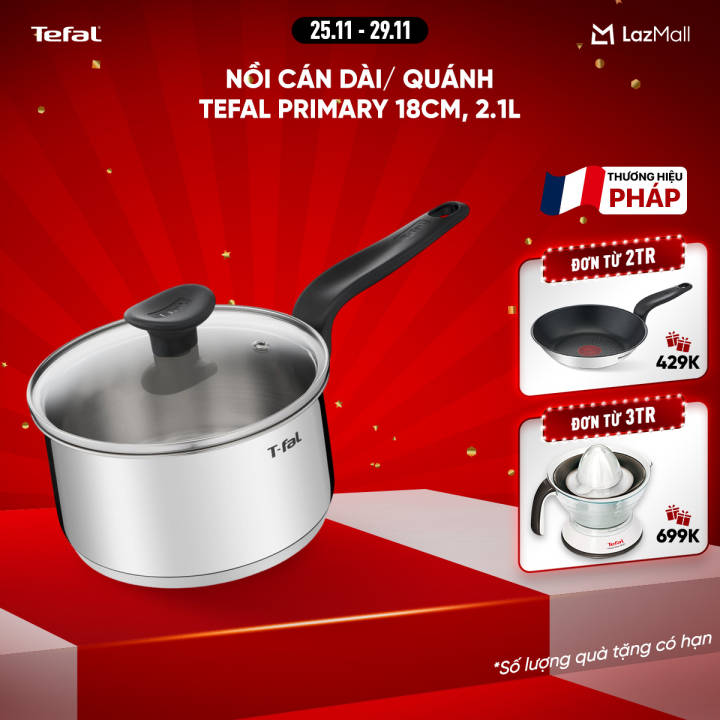 Nồi cán dài/ quánh Tefal Primary 18cm - Hình ảnh 2
