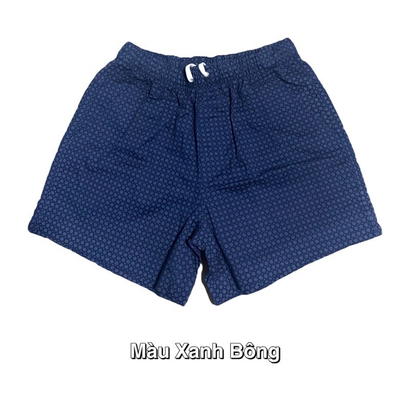 Quần Short Nữ Kaki Thun Hoa Văn Thời Trang