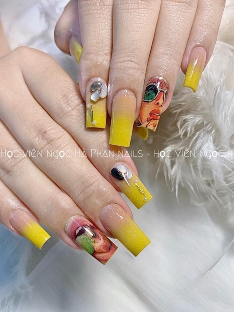 [HCM]STICKER NƯỚC 3D DÁN MÓNG