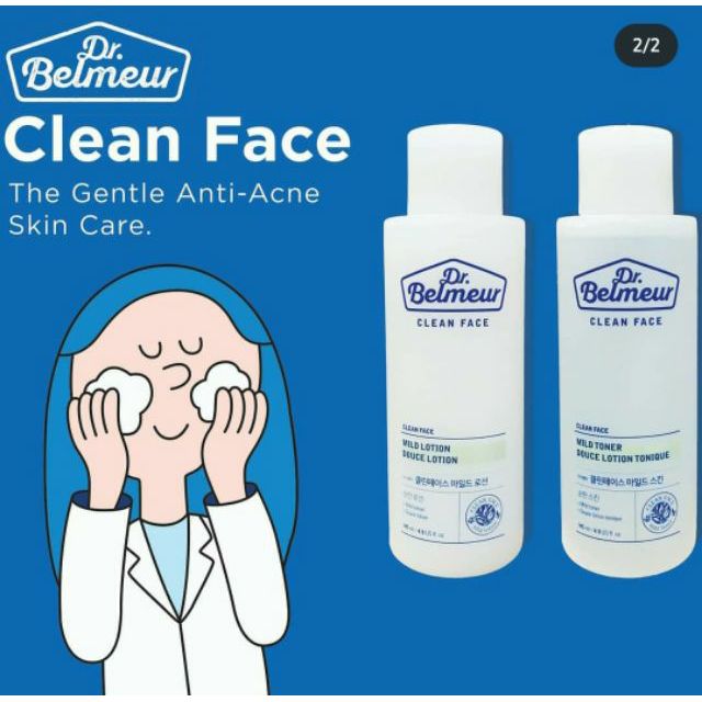 Nước hoa hồng Clean Face Mild Toner