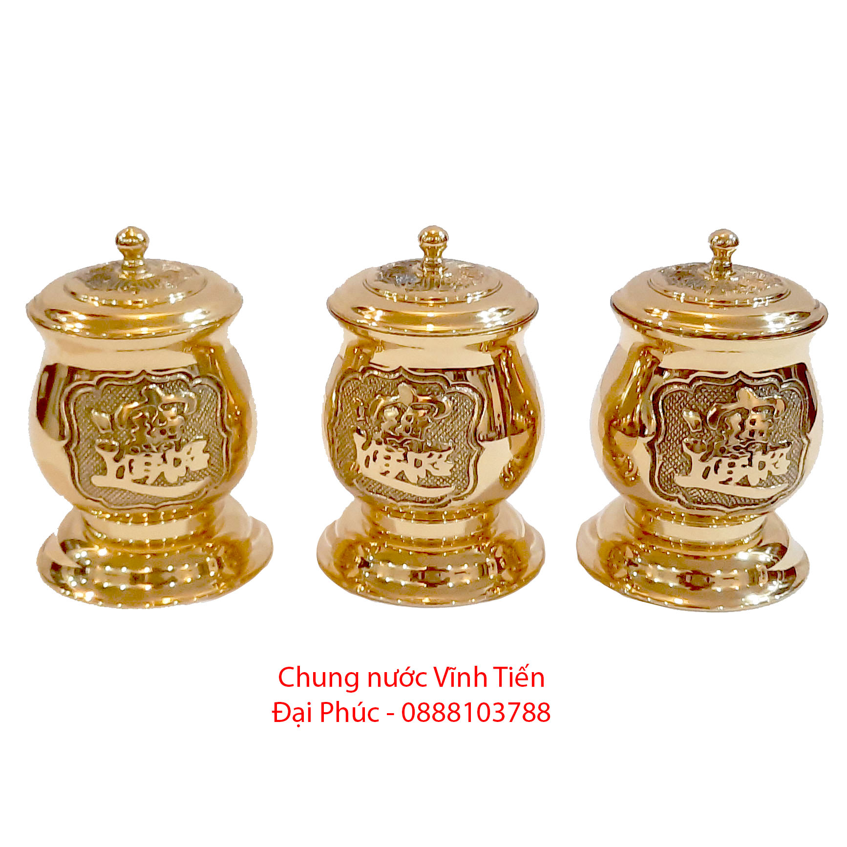 Đồ thờ chung nước bằng đồng