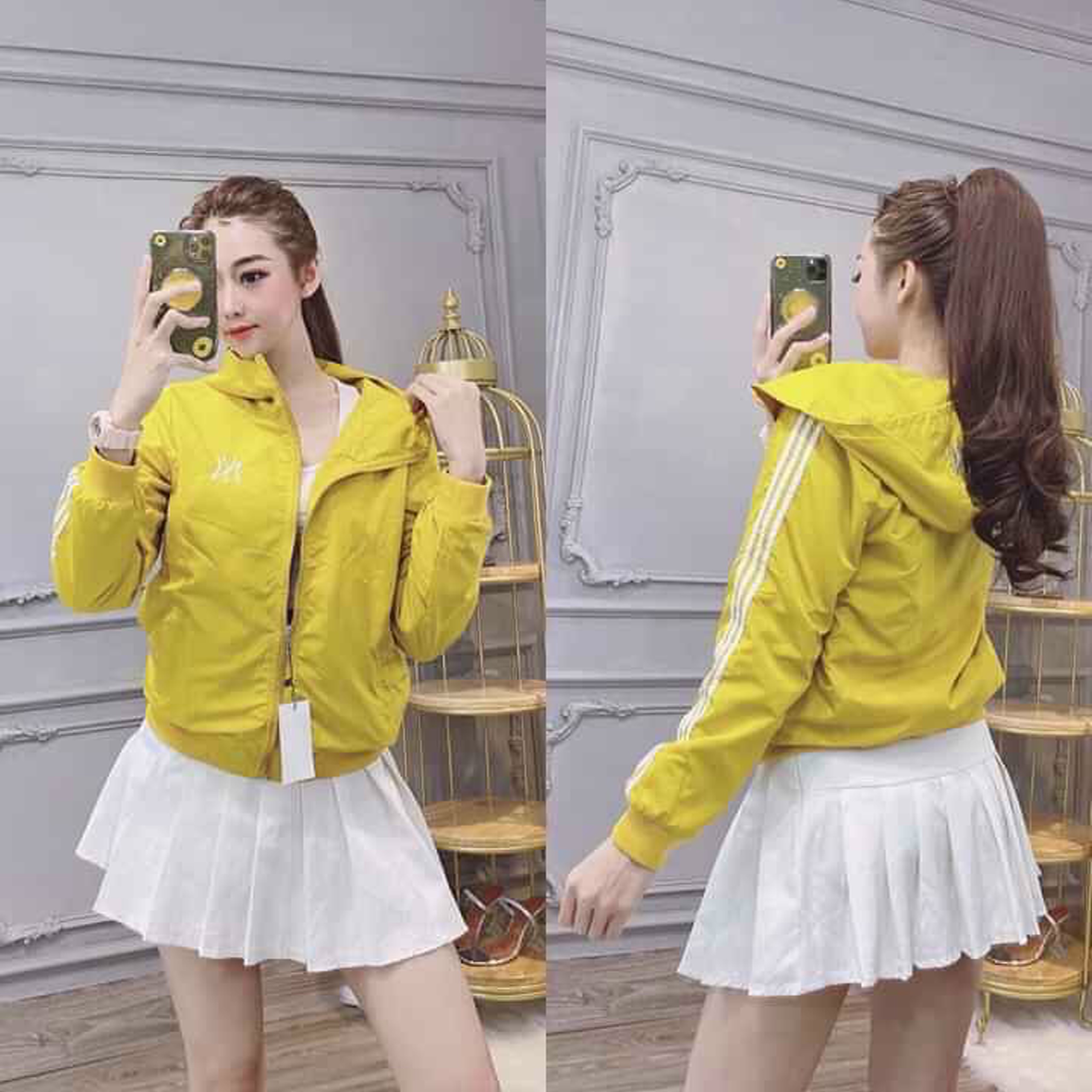 [HOT-HOT] CHIẾC ÁO KHOÁC DÙ 2 LỚP IN LOGO NEWYORK MTB