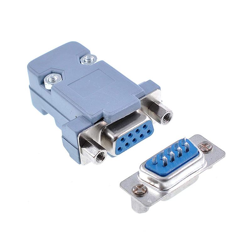 10 chiếc - Đầu hàn vỏ ốp DB9 RS232 cổng đực (male)