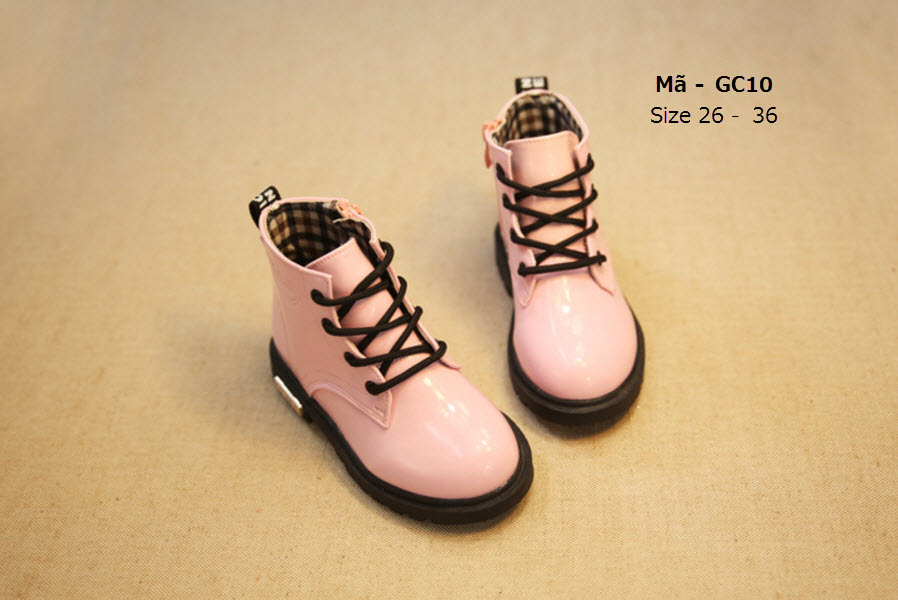 Bốt cổ cao bé gái 3 - 10 tuổi GC10
