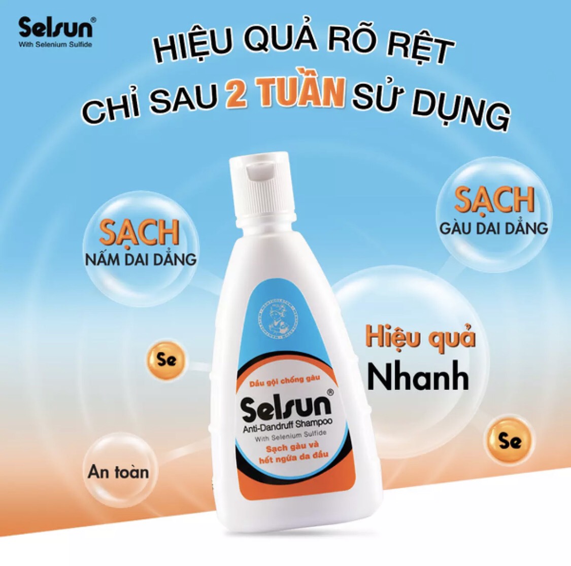 Shampoo anti-dandruff Selsun (100ml)