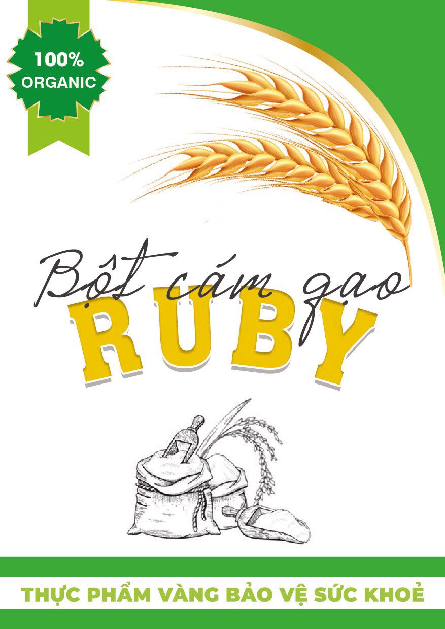 [HCM]Bột Cám Gạo RUBY-Rice bran healthy food
