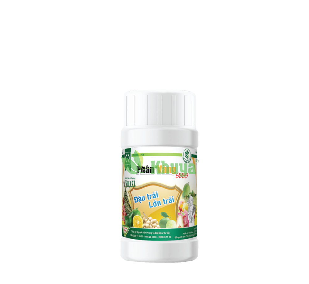 Phân bón lá Vidan Phân Vàng 9999 chai 100ml Đậu trái Lớn trái