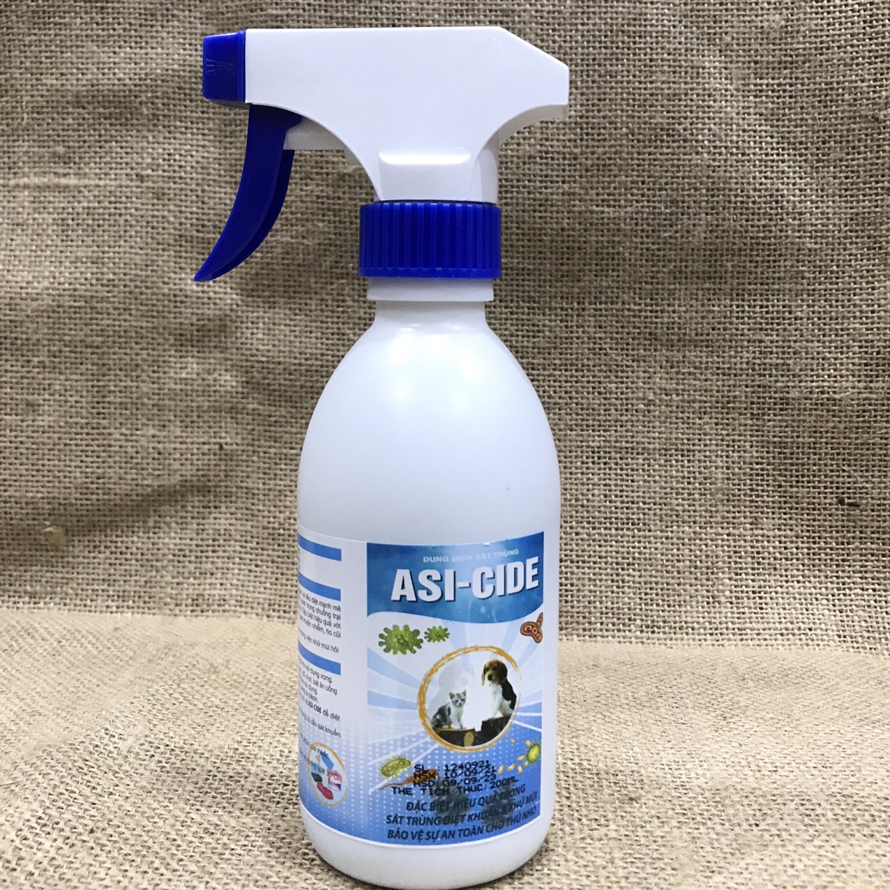 [Hoàn tiền 10%] [CÓ HỎA TỐC] Asi Cide 200ml Khử Mùi Chất Thải Thú Cưng