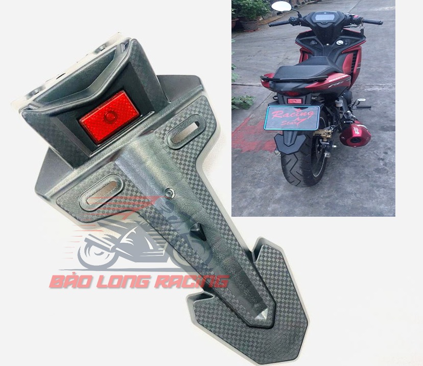 Đuôi dè EXCITER 155VVA kiểu Malay gắn xe máy 155vva thon gọn và đẹp trang trí