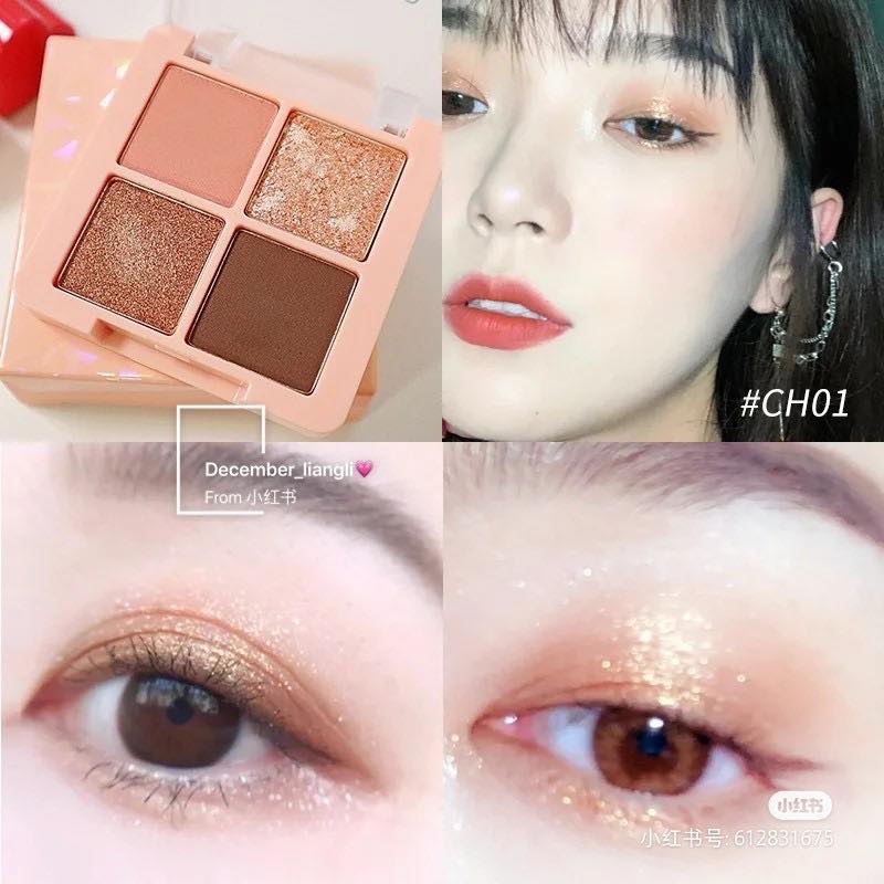 Phấn mắt Black Rouge Crystal Heart Lock Shadow