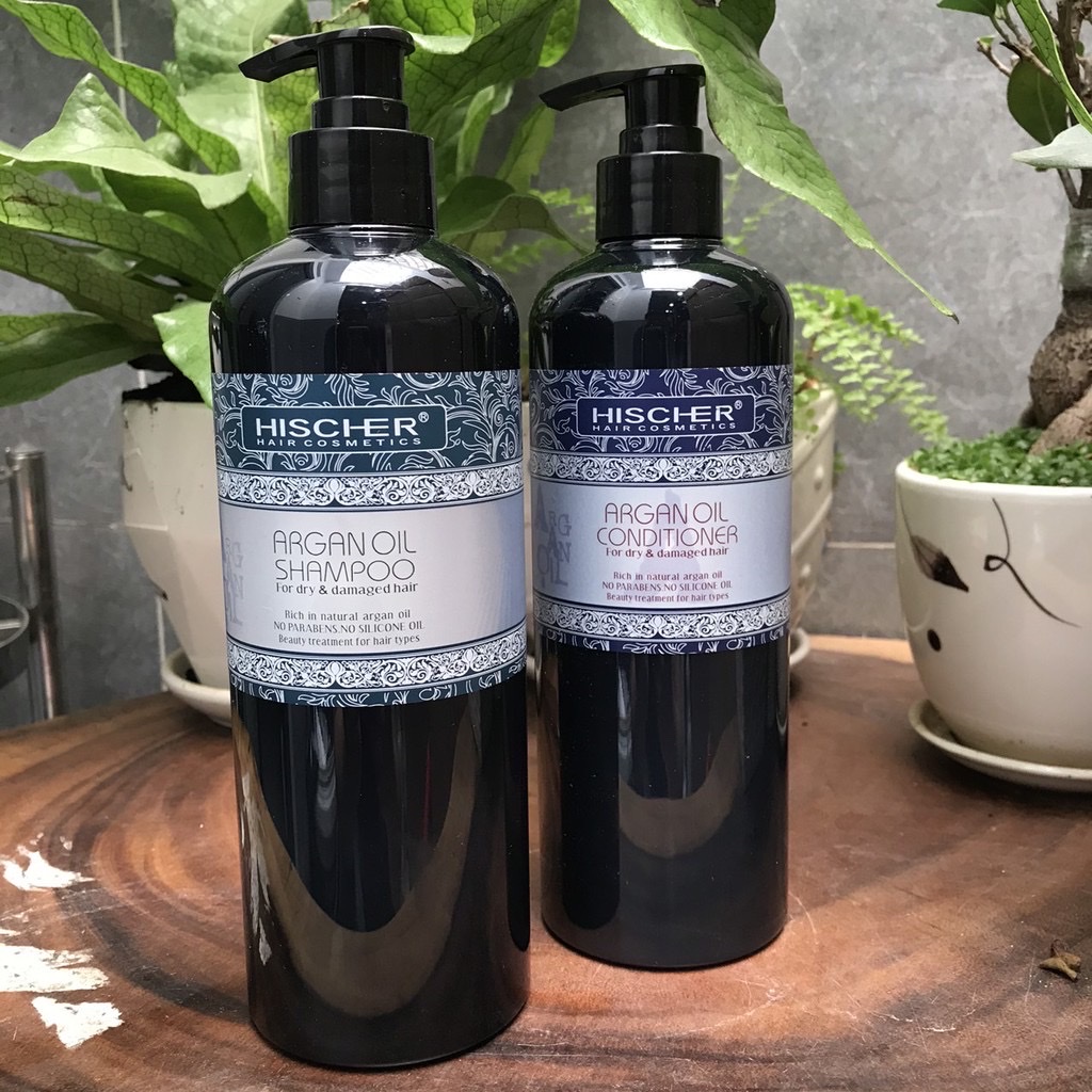 [HCM]Dầu xả siêu mềm mượt tóc Hischer Argan Oil 500ml