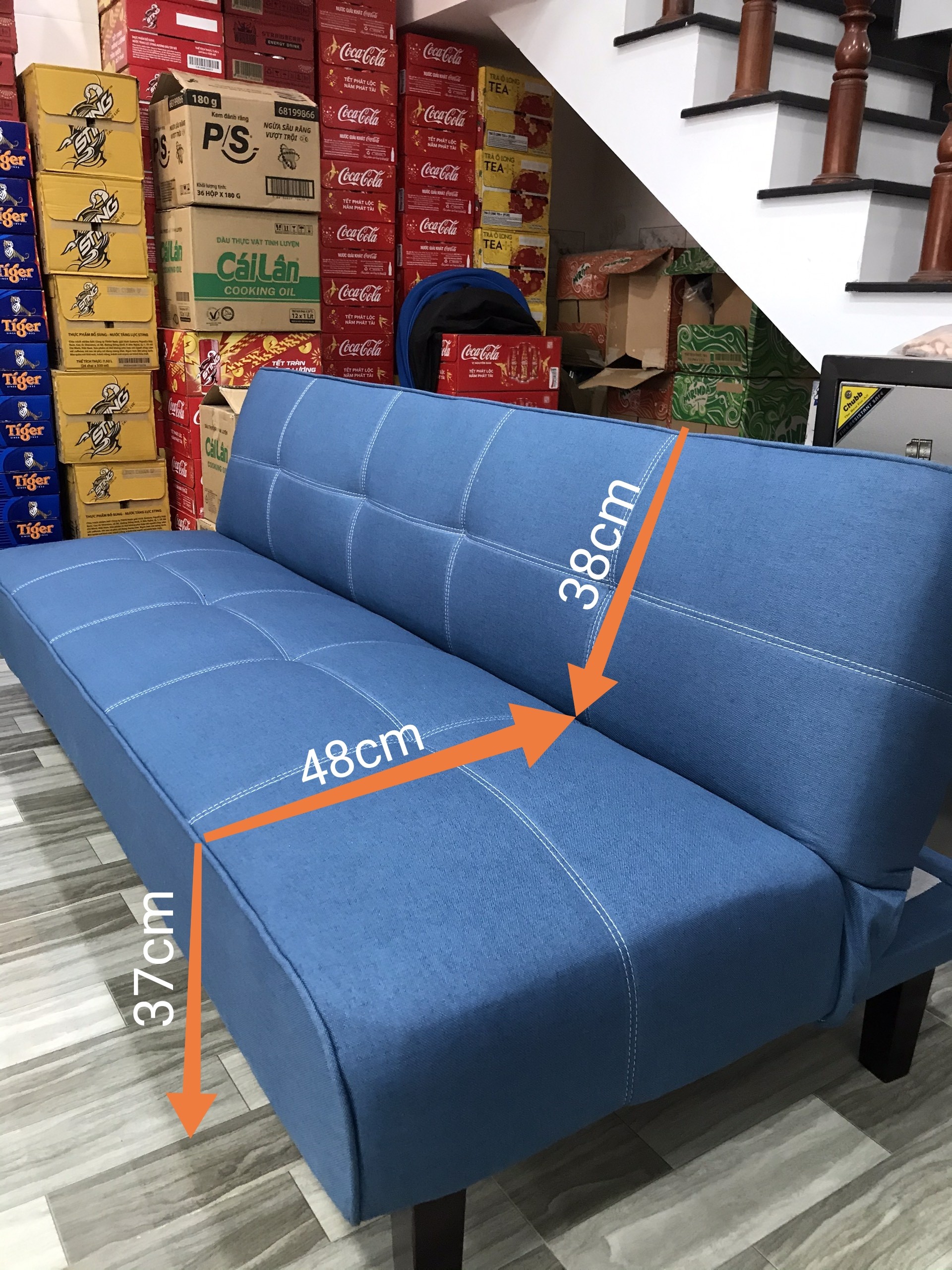 Sofa bed . Sofa giường ghế giá rẻ. Sofa phòng khách (2 chức năng: sofa + giường)
