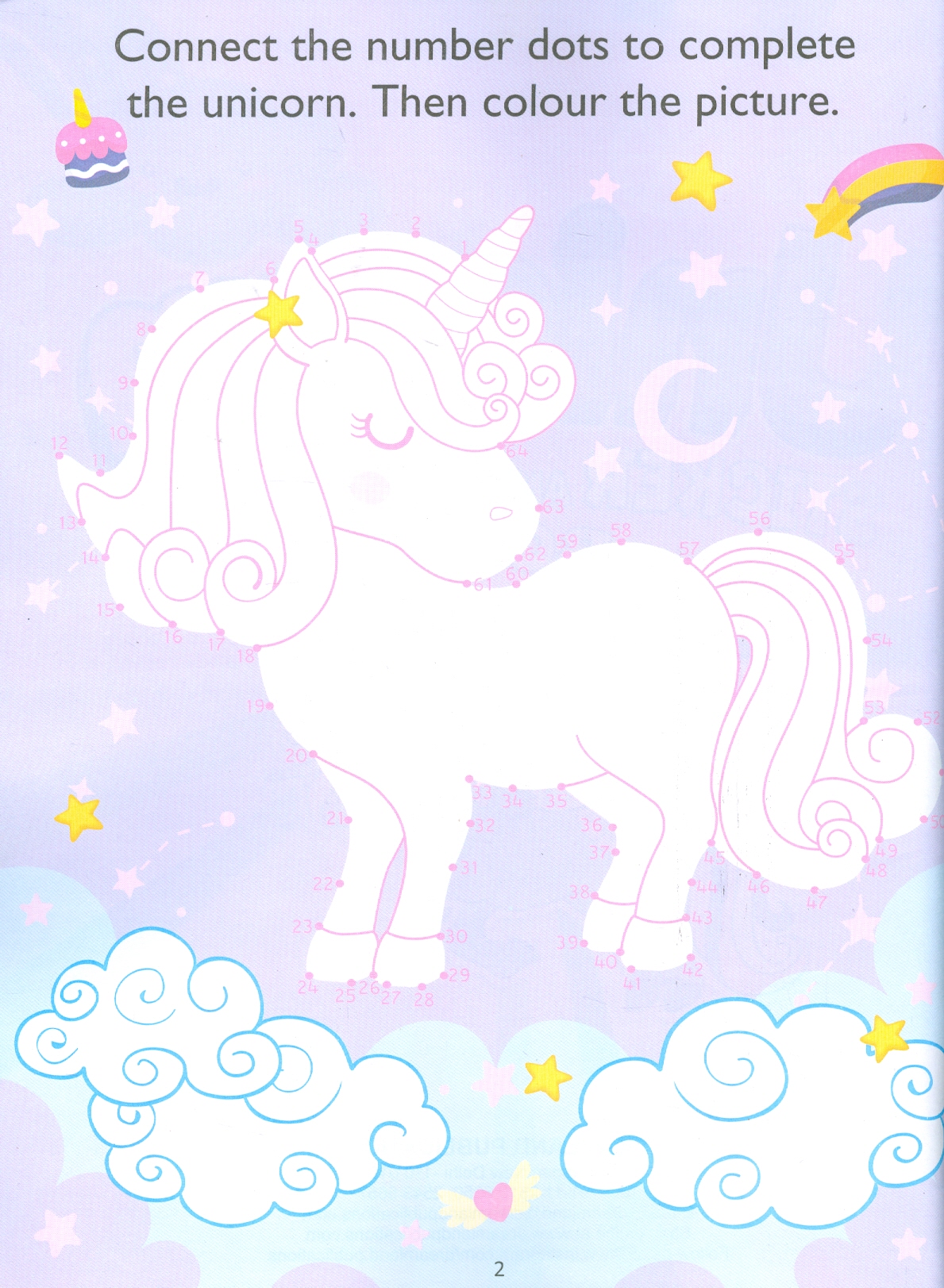 Unicorn - Sticker And Activity Book (Chú Kỳ Lân - Sticker Và Sách Tô Màu)
