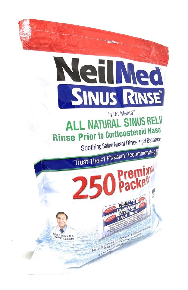 COMBO 250 GÓI MUỐI NEILMED RỬA MŨI