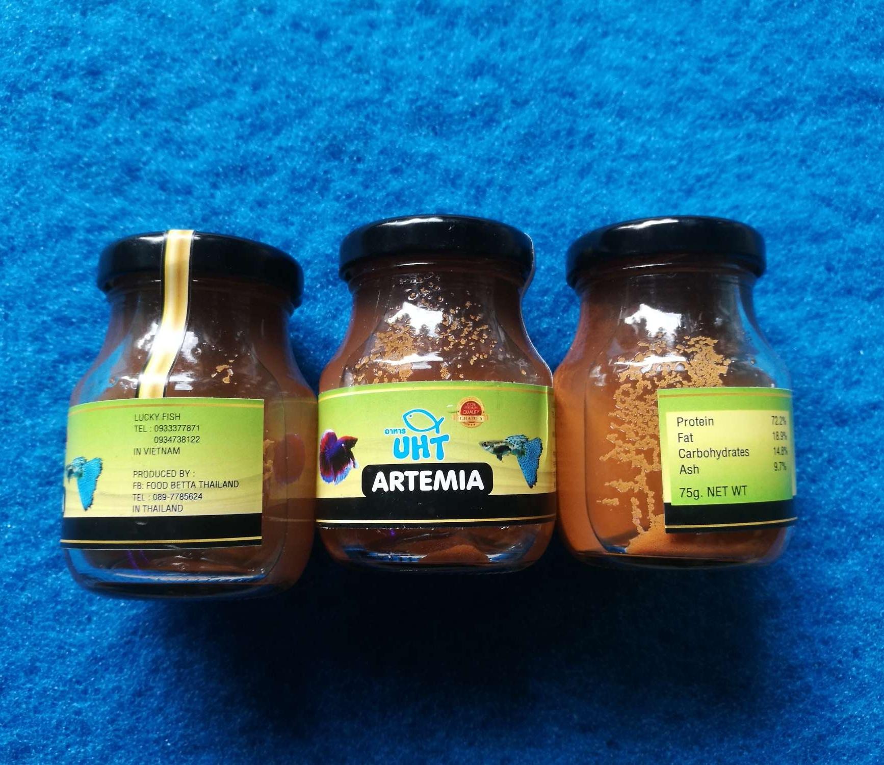[HCM]Artemia ấp sẵn UHT Thái - thức ăn cho cá