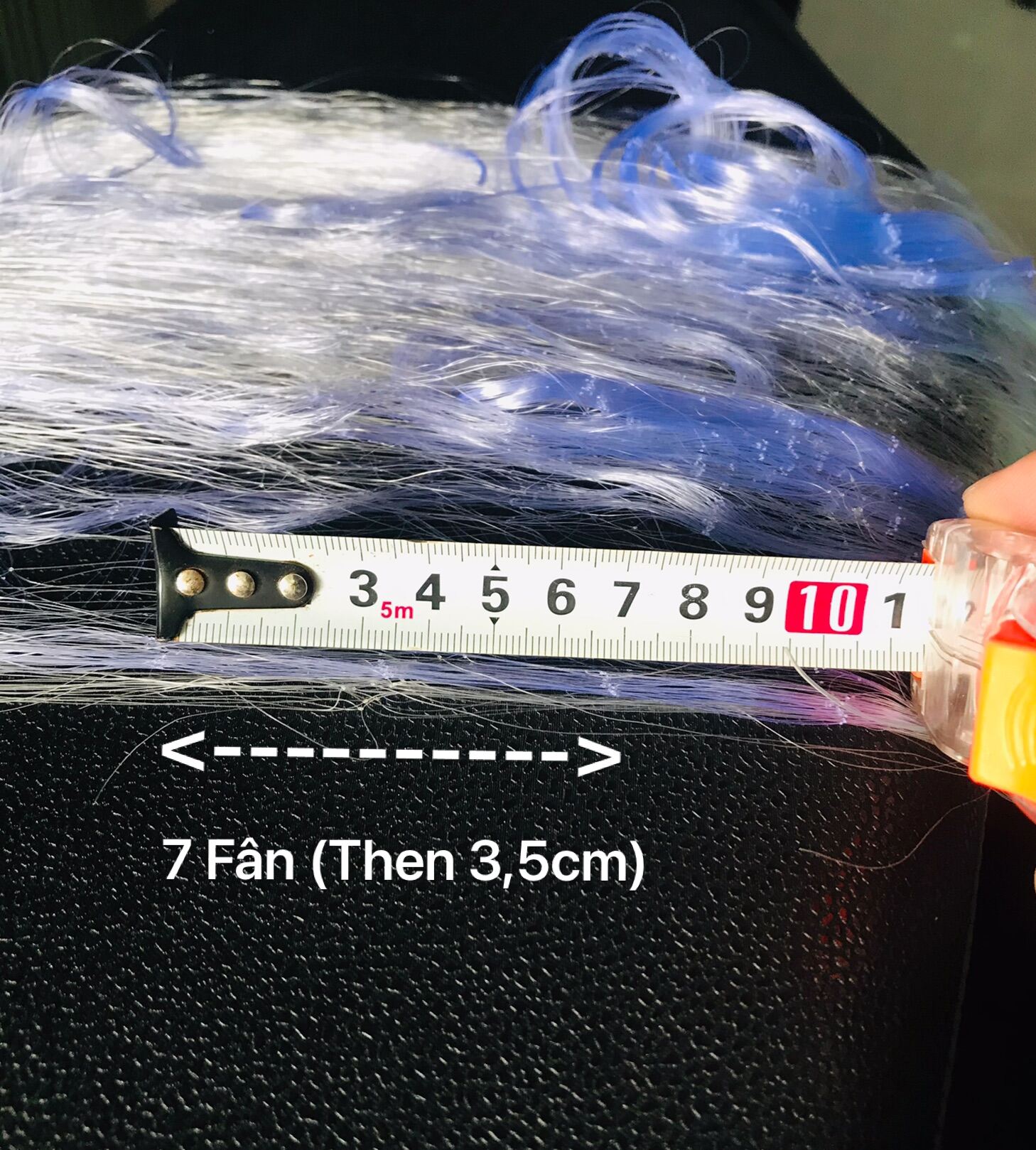 Lưới giăng cá 3 màn Thái Lan tay 45/50m cao 90cm( 9 tất)
