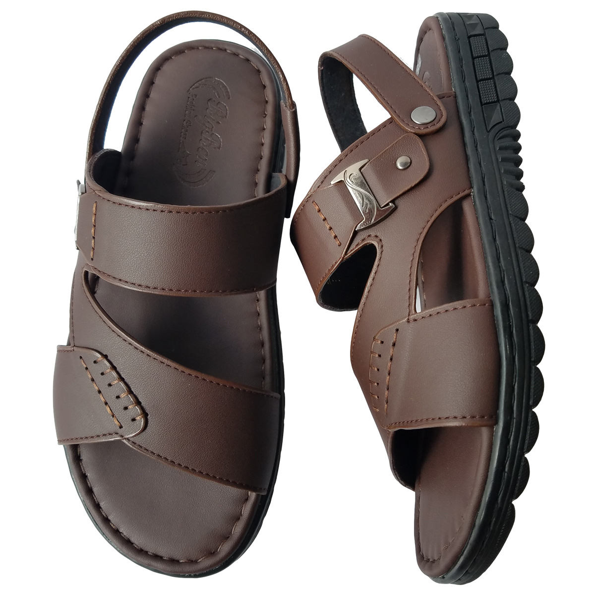 Giày Sandal Nam Da Bò Cao Cấp BIGBEN SD196