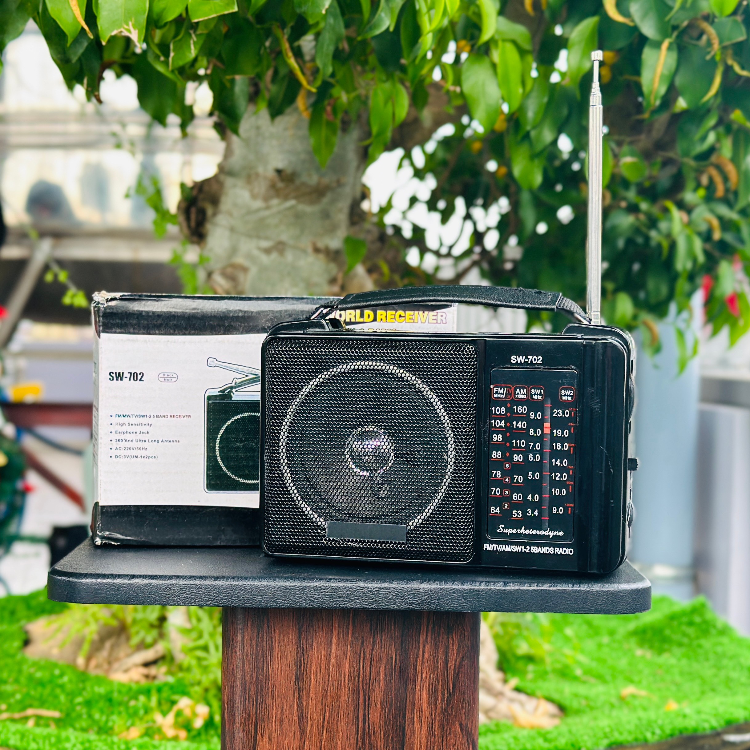 [ Giá Sỉ ] Đài FM SW-702 - Đài Radio Cao Cấp, Thiết Kế Nhỏ Gọn, Âm Thanh Lớn, Sử Dụng Bền Bỉ Lâu Dài