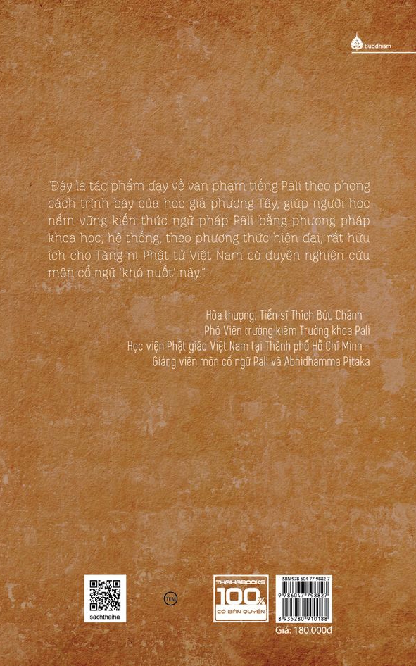 Fahasa - ngữ pháp pali