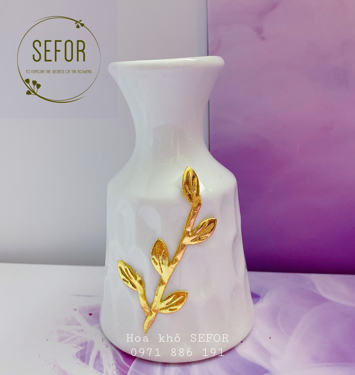 Lọ gốm - Bình gốm mini - Bình gốm Bát Tràng decor không gian