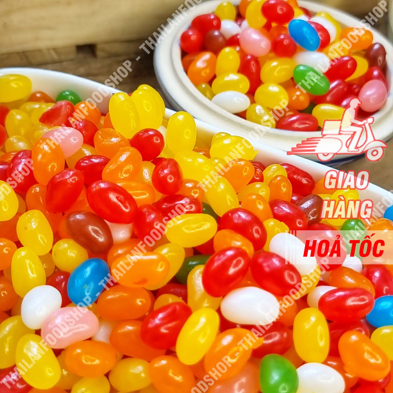 Kẹo Bi Trái Cây - Lon 500gr