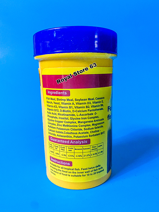 Thức ăn dán kính JM Aqua cho cá cảnh 50gram (100 viên)
