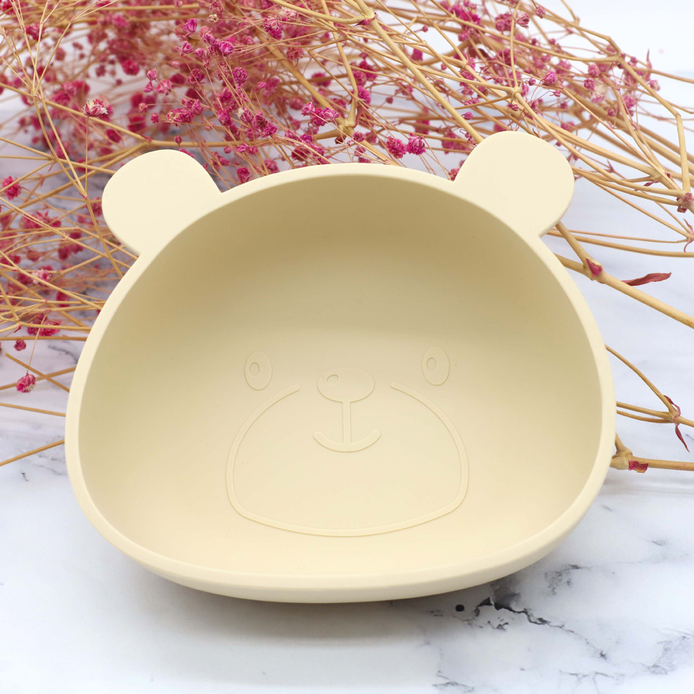Bát ăn dặm cho bé silicon chống đổ cho bé ăn dặm