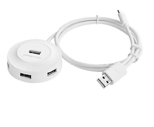 Bộ chia 4 cổng USB Ugreen 20271 hỗ trợ OTG
