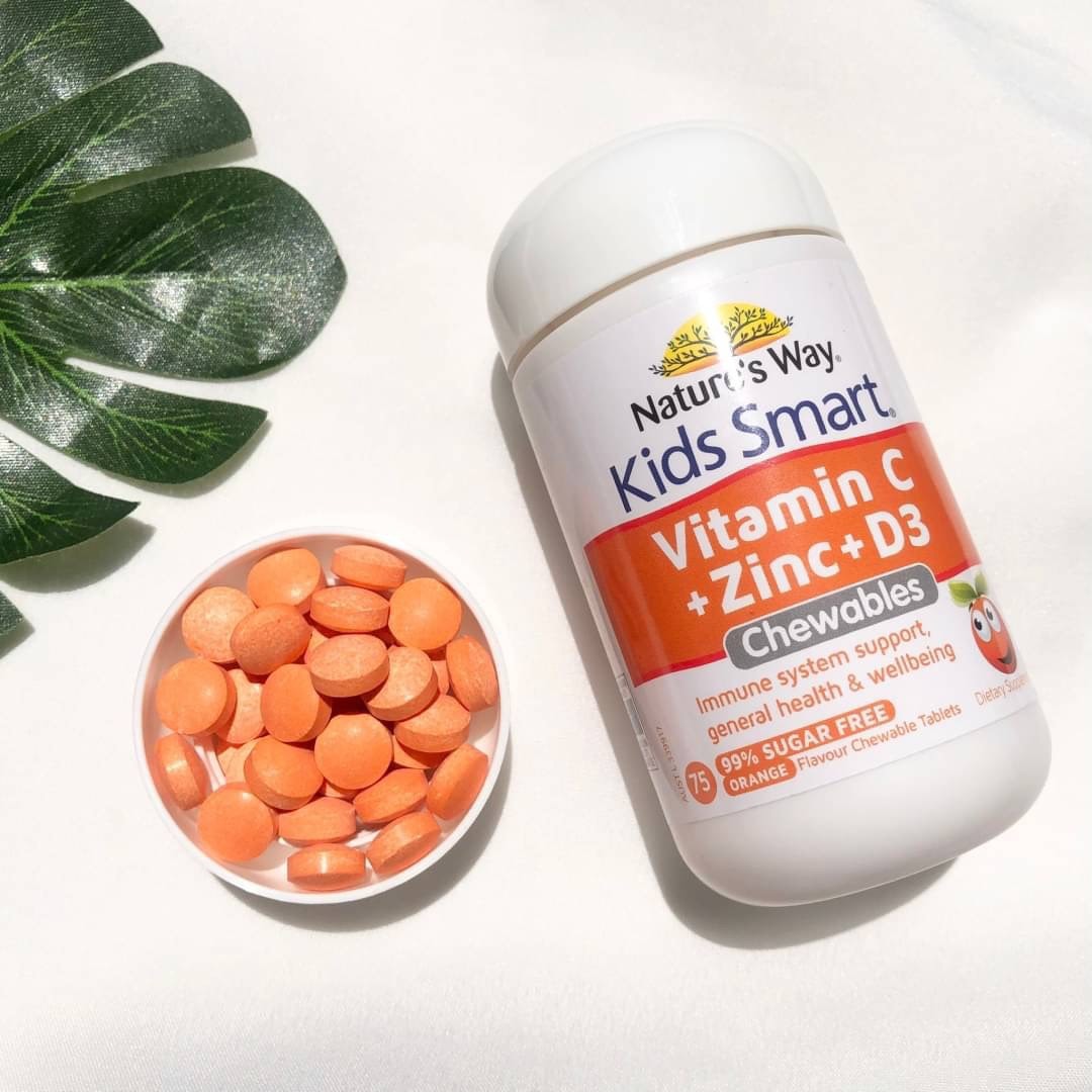 Nature's Way Kids Smart Vitamin C Zinc D3 Chewable