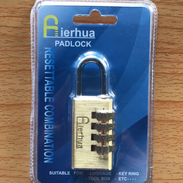 [HCM]Ổ khoá số FIERHUA 3 phân AH284