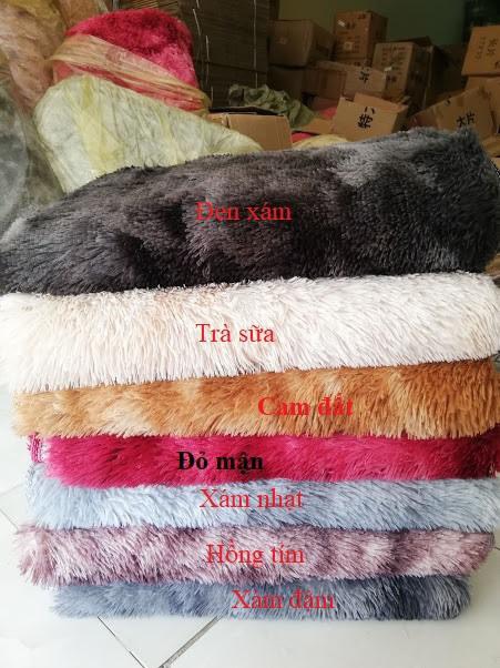 { SỈ SLL} Thảm Lông Loang Trải Sàn Cao Cấp - Lông mềm dày. ( 1m6x2m )