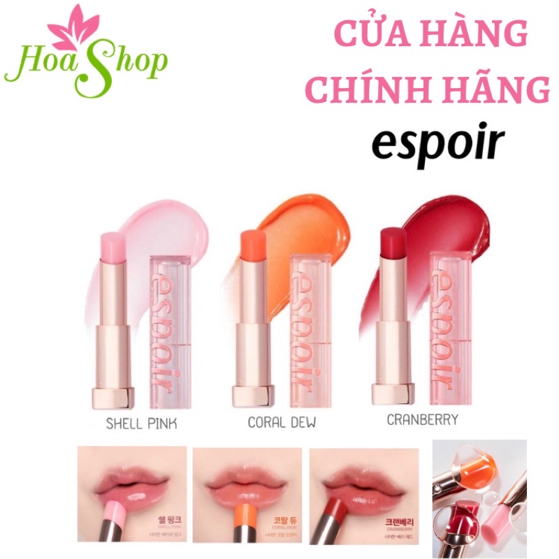 [HOÀN TIỀN 15%]Son Dưỡng Môi Espoir Nowear Glow Lip Balm